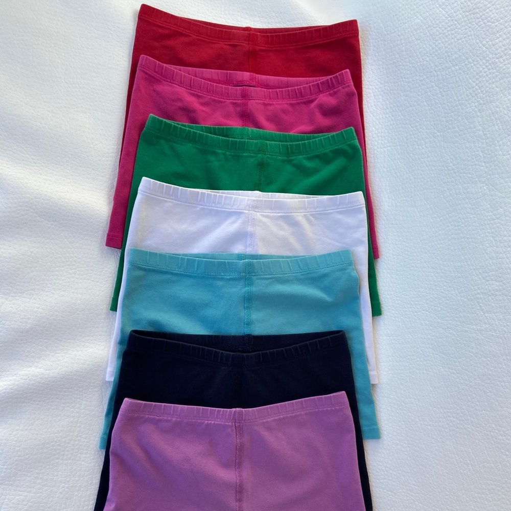Primary Girls Undershorts Size 6-7 Cotton Lot Of 7